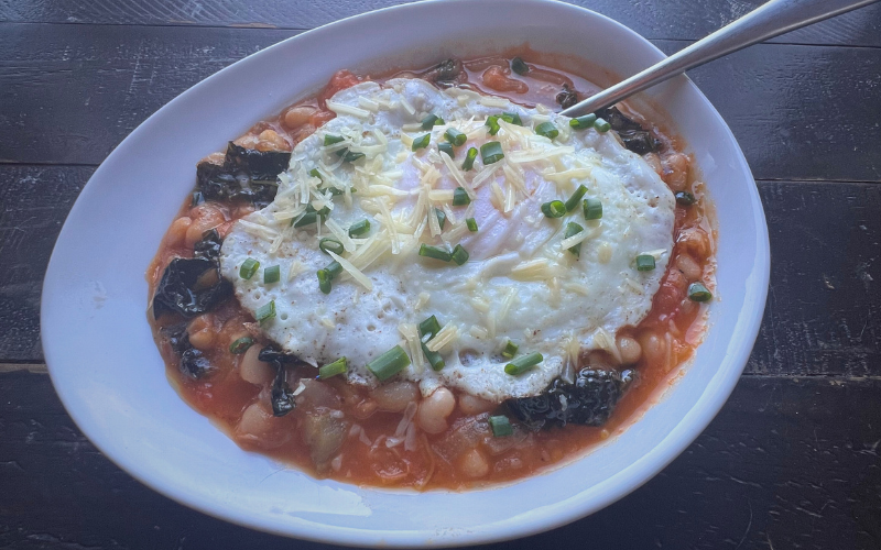 Tomato & white bean soup